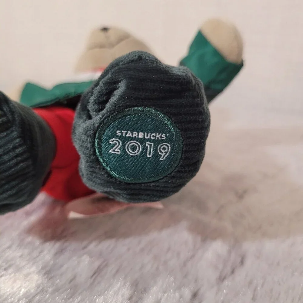Starbucks Limited Edition Bearista 2019 Stuffed Bear 10” Ski Plush Christmas - Picture 3 of 4